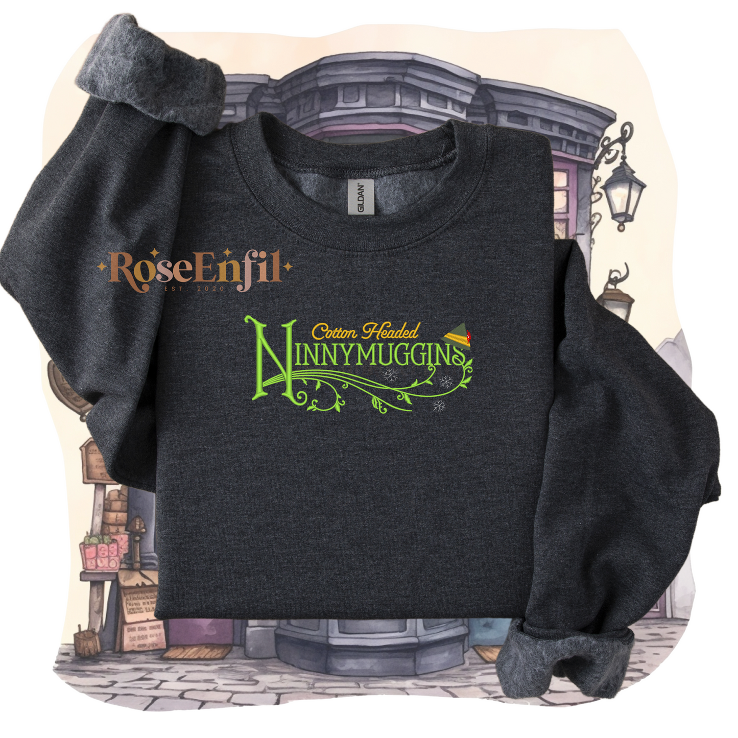 Elf - Lutin - Je connais le père noël - Collection Nostalgie Noël  (plusieurs couleurs)