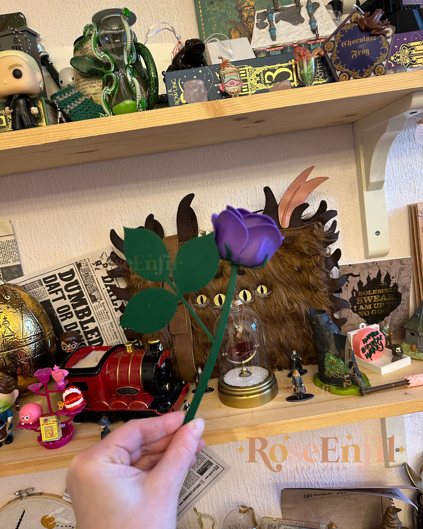 Rose décorative - Collection décor - Impression 3D - Plusieurs couleurs