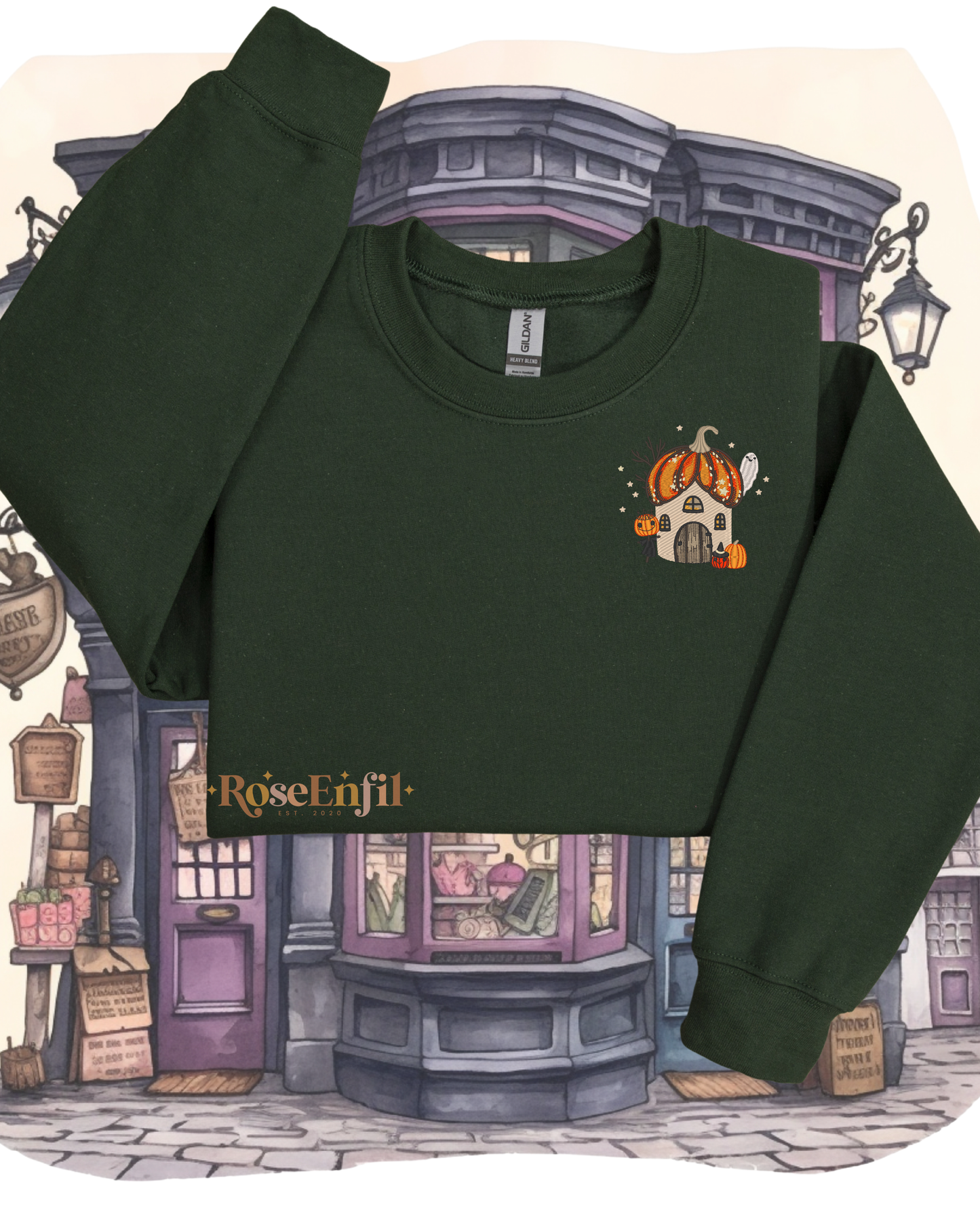 Maison citrouille - Collection Halloween - Plusieurs couleurs