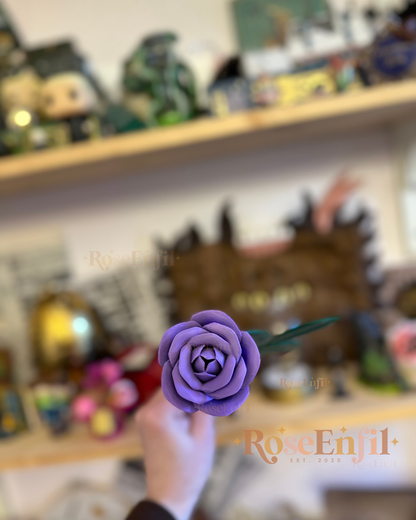 Rose décorative - Collection décor - Impression 3D - Plusieurs couleurs