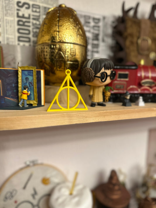 Ornement de Reliques magiques (triangle) JAUNE - Décoration magique