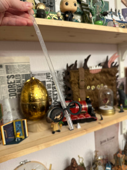 Décoration de paille - Lunettes noires Harry