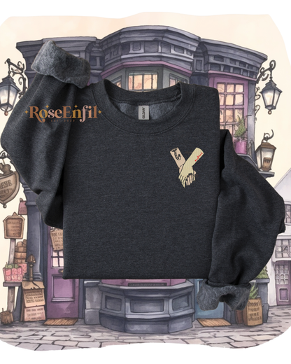 Dramione fanfiction (hand with tattoo and hand with scar) - Harry Potter magical collection - Embroidery (multiple colors)
