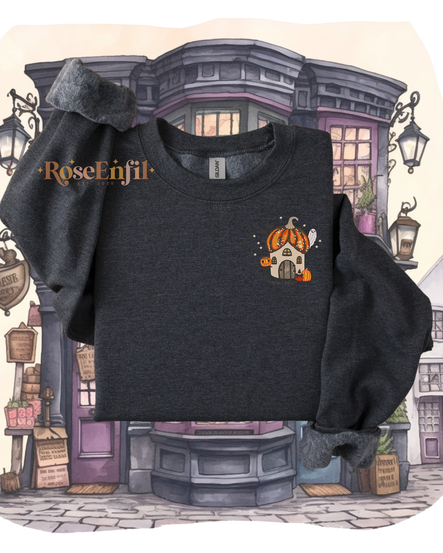 Maison citrouille - Collection Halloween - Plusieurs couleurs