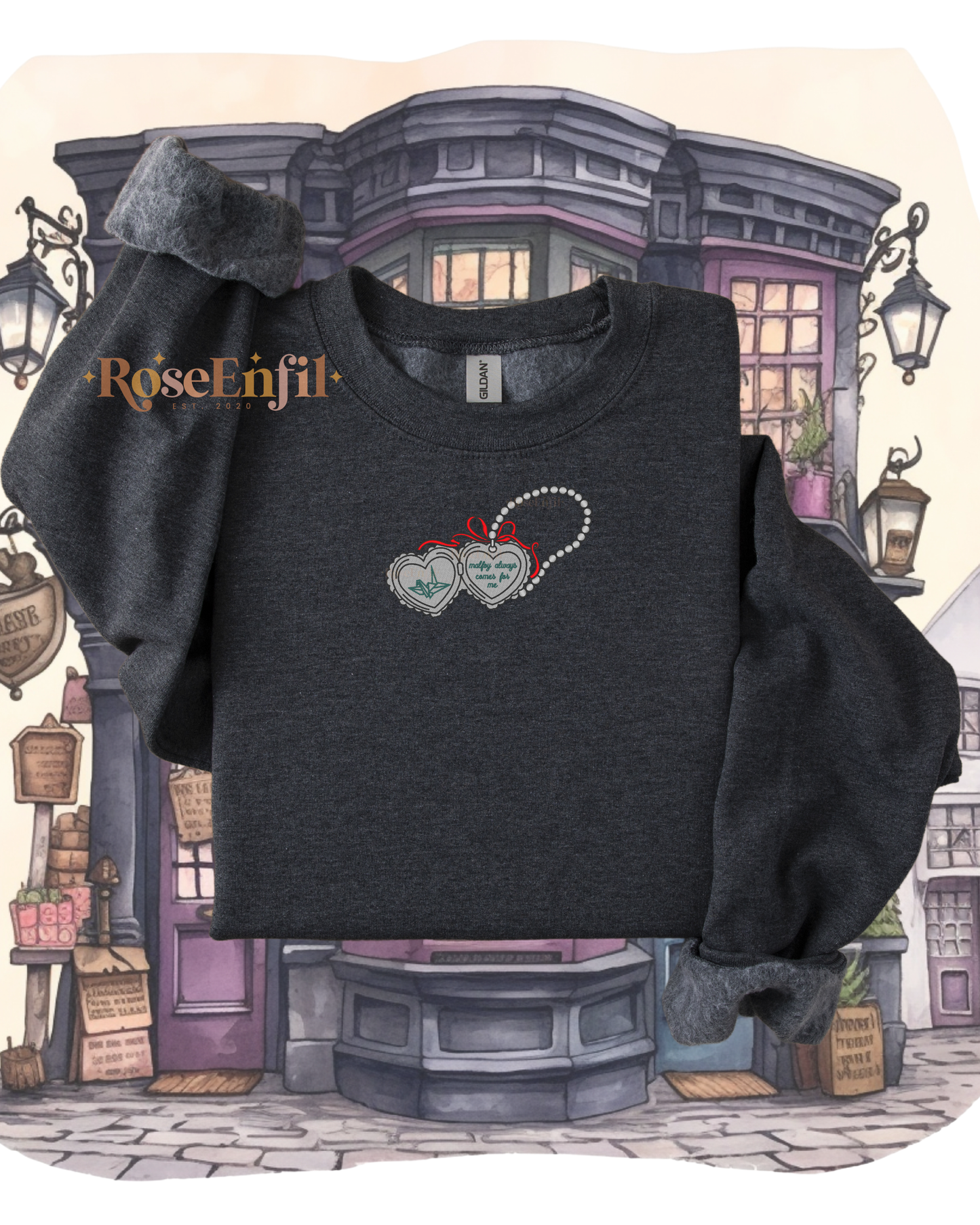 He always comes for me - Dramione fanfiction - Harry Potter Magic Collection - Embroidery (multiple colors)
