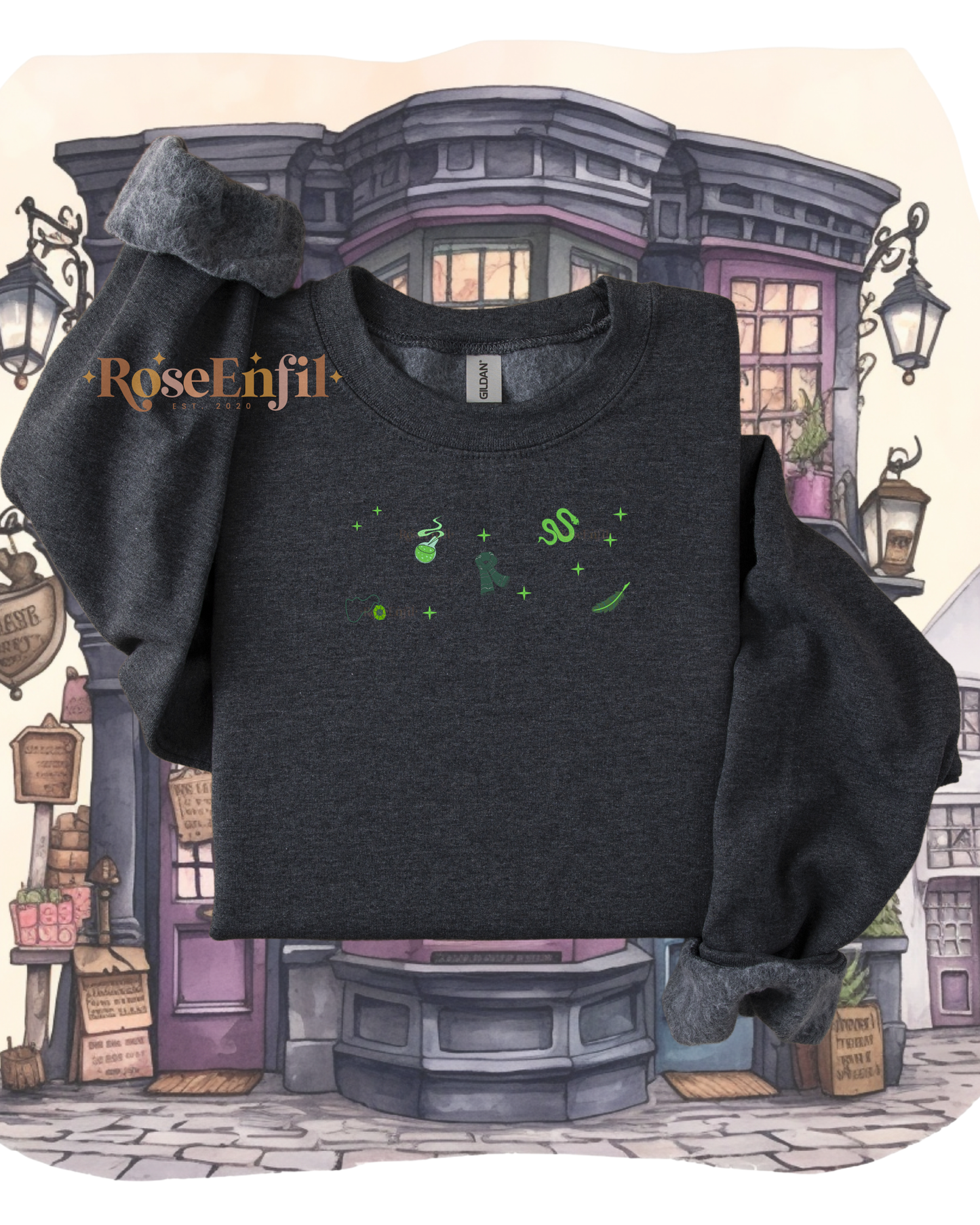 House of Ambition (Snake) - Magic Embroidery Collection - Multiple Colors
