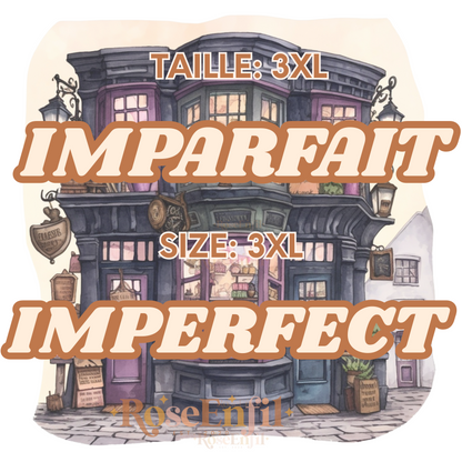 TAILLE 3XL- Vêtements imparfaits (plusieurs designs et couleurs)