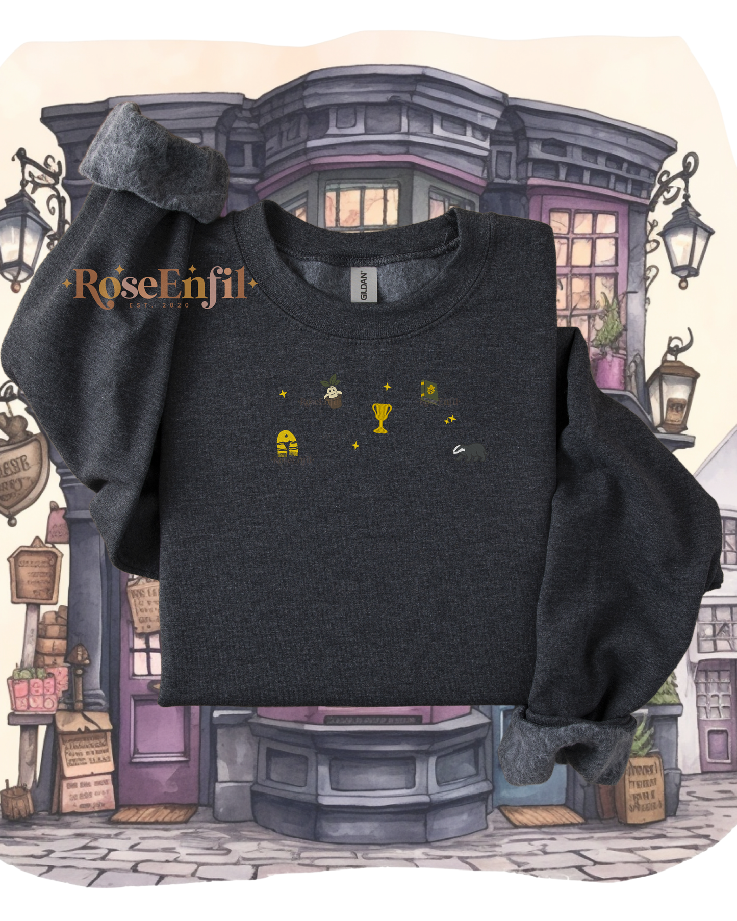 House of Loyalty Icons (Badger) - Magic Embroidery Collection - Multiple Colors
