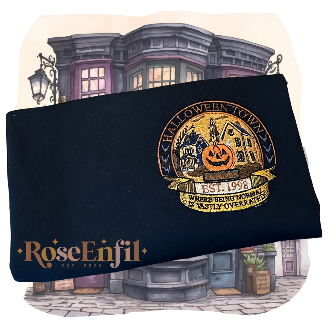 La ville d’Halloween - Collection effrayant halloween et nostalgie - plusieurs couleurs