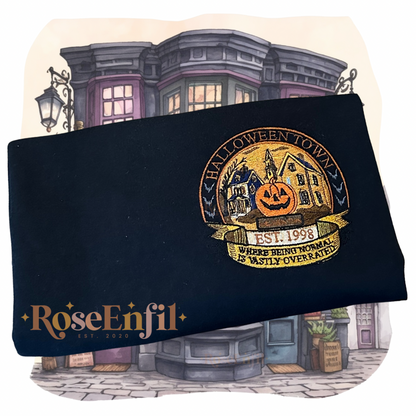 La ville d’Halloween - Collection effrayant halloween et nostalgie - plusieurs couleurs