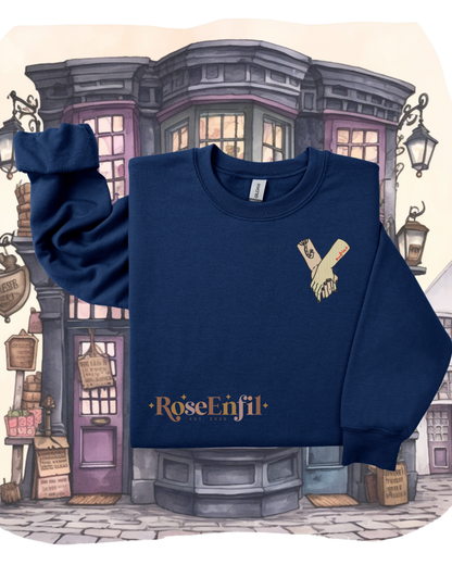 Dramione fanfiction (hand with tattoo and hand with scar) - Harry Potter magical collection - Embroidery (multiple colors)
