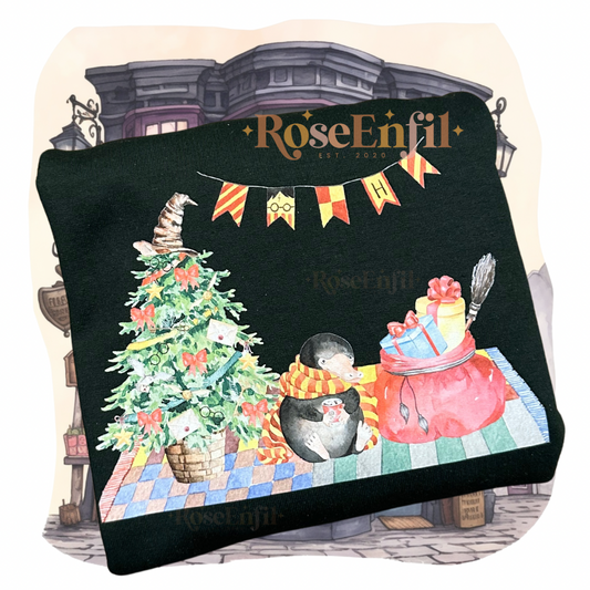 Créature magique du monde des sorciers - Harry - Joyeux Noël - Imprimé (plusieurs couleurs)