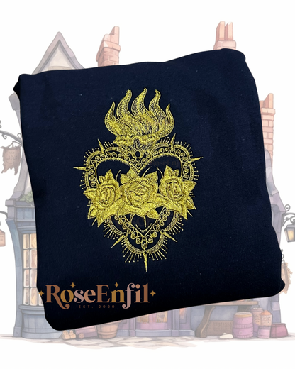 Coeur sacré  - Broderie magique - Plusieurs couleurs