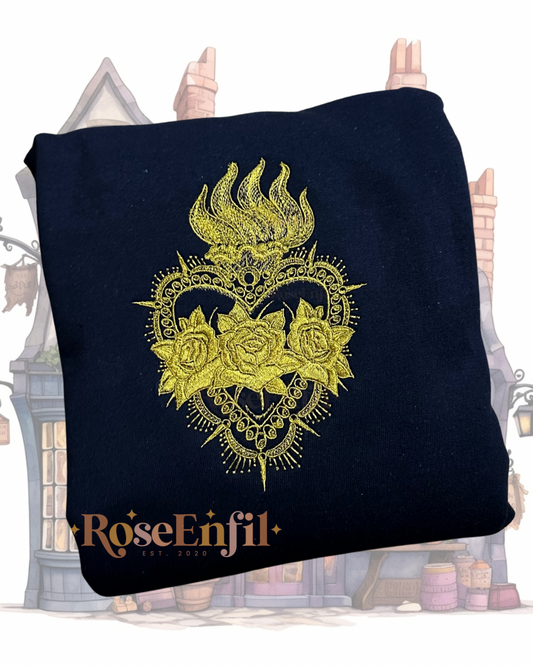 Sacred Heart - Magic Embroidery - Multiple Colors
