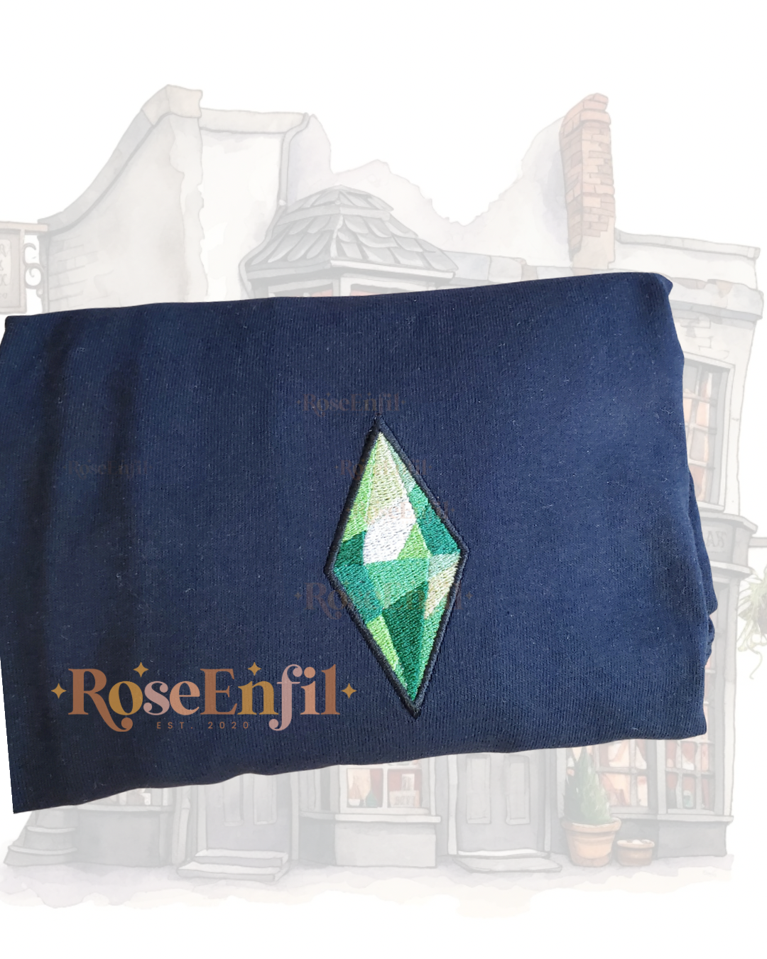 Jeux vidéos  simulation de vie- Collection broderie Geek  - Plusieurs couleurs