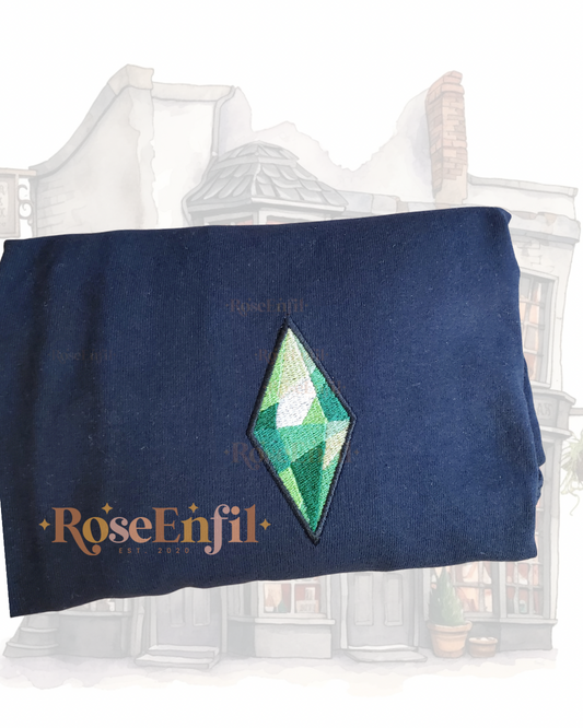 Jeux vidéos  simulation de vie- Collection broderie Geek  - Plusieurs couleurs