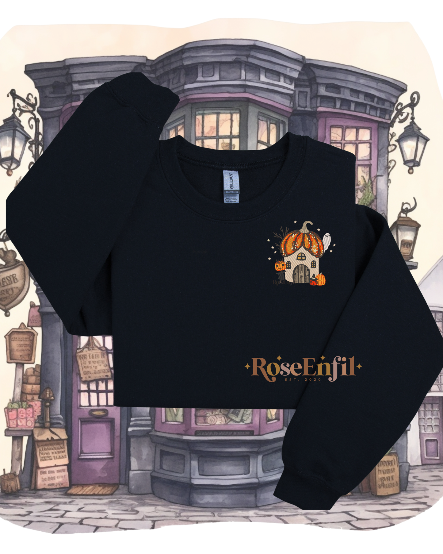 Maison citrouille - Collection Halloween - Plusieurs couleurs