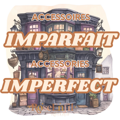 ACCESSOIRES - Accessoires imparfaits (plusieurs produits et motifs)  - Sacs, verres, etc.