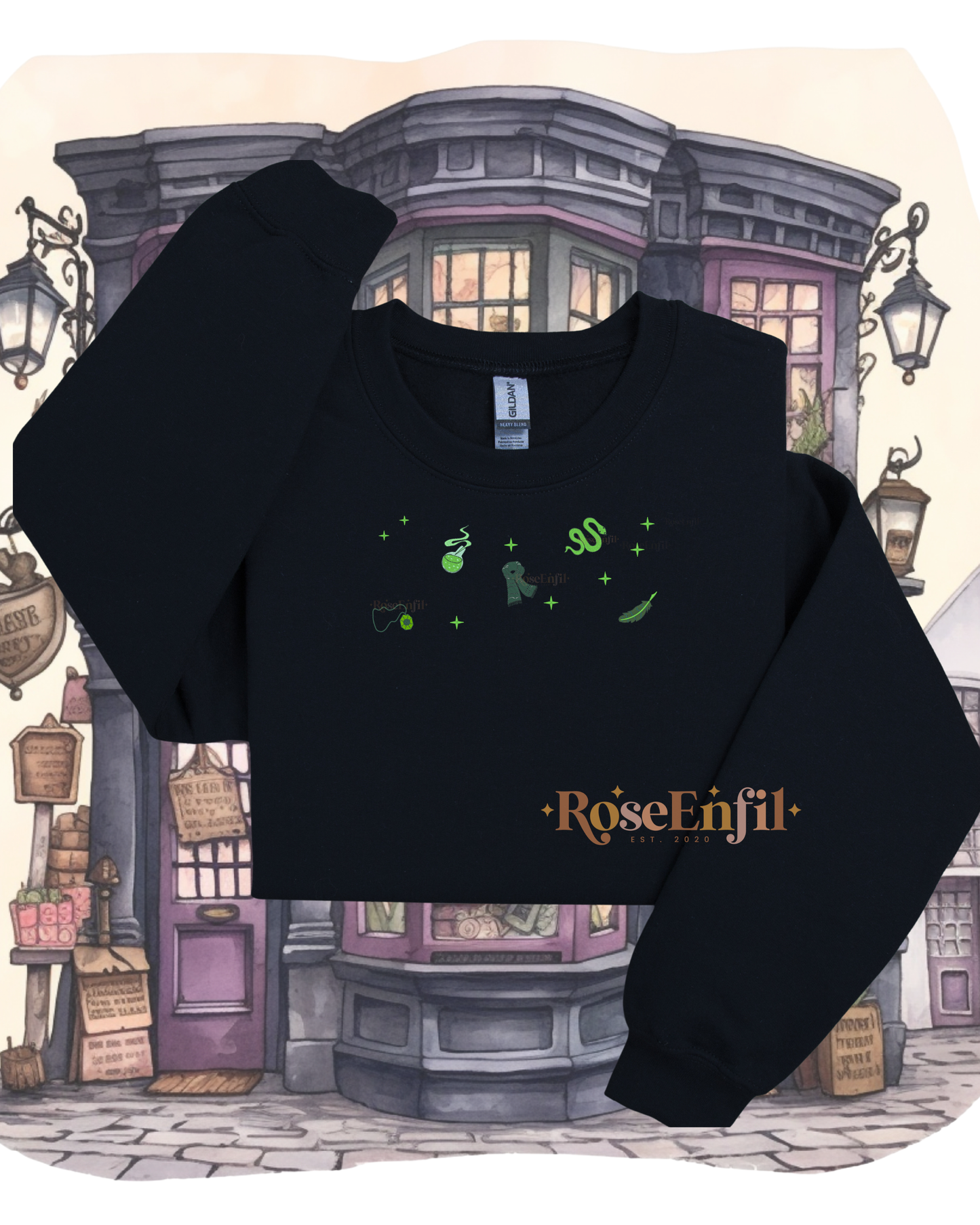 House of Ambition (Snake) - Magic Embroidery Collection - Multiple Colors
