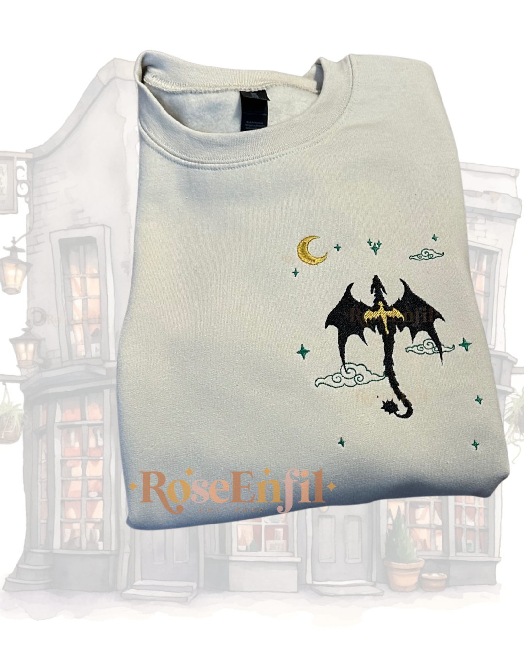 Dragon  - Collection Livres fantastique - Broderie magique - Plusieurs couleurs