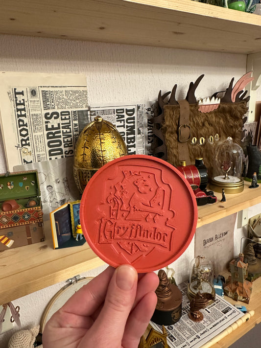 Sous-verre Maison Rouge-  Décoration magique