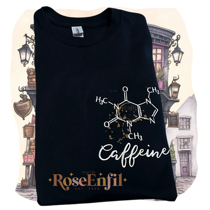 Molécule caféine  - Broderie passion -  Plusieurs couleurs