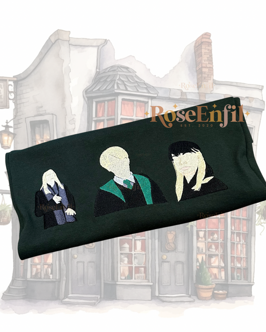 Famille Sang-Pur - Drago (Draco) Lucius Narcissa  - Collection broderie magique - Plusieurs couleurs