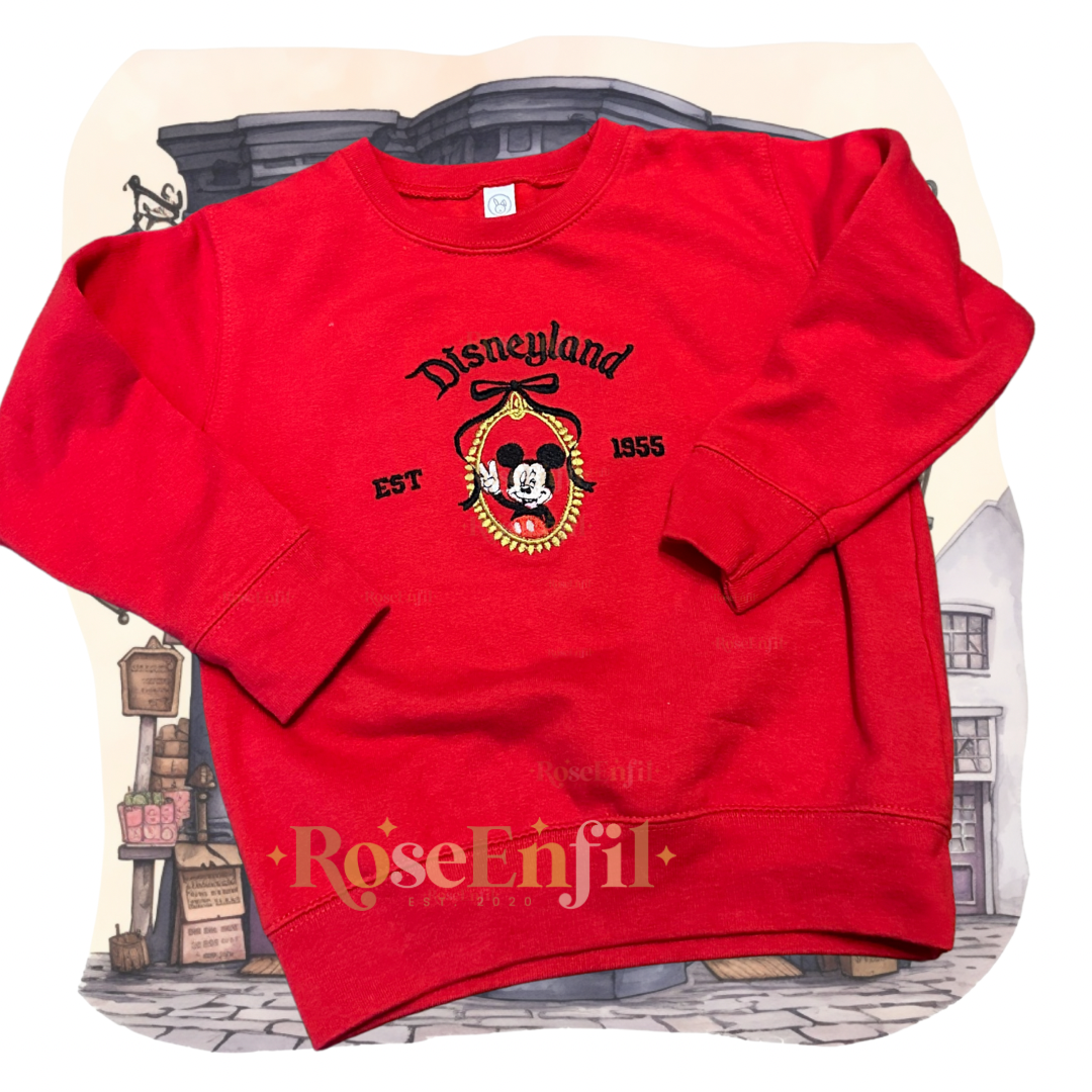 Souris enchantée - broderie ✨ TAILLE ENFANT