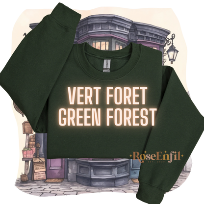 T’es pas le plus degelé de la boite - QC / Canada broderie humour / plusieurs couleurs crewneck