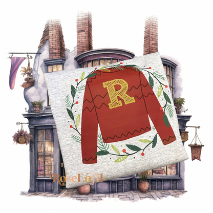 RON - Pull de Noël, Molly W. version moderne et confortable - Imprimé (plusieurs couleurs)