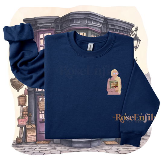 Luna   - Personnage imprimé - Collection magie (navy)