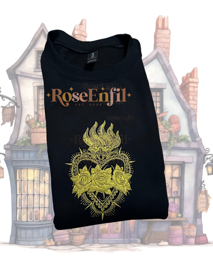 Coeur sacré  - Broderie magique - Plusieurs couleurs