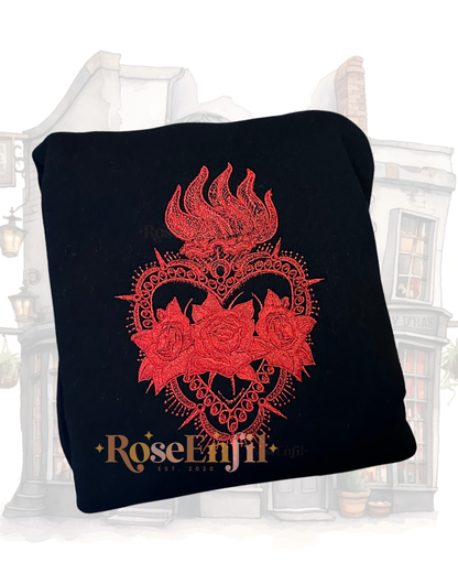 Coeur sacré  - Broderie magique - Plusieurs couleurs