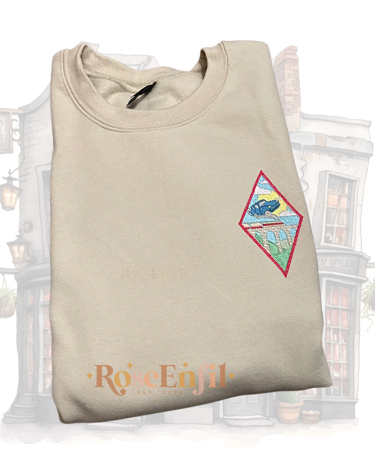 Voiture volante - Harry (plusieurs couleurs) - Collection broderie magique