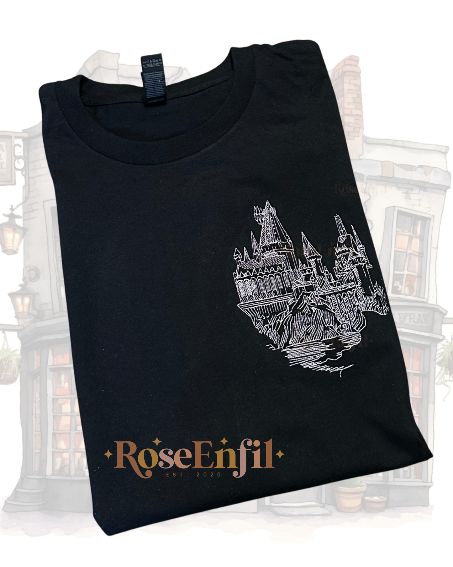 Château magique (école de magie) - Collection broderie magique  - Plusieurs couleurs