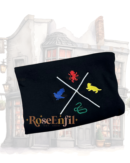 Symboles des maison  - Collection Harry - Broderie magique - Plusieurs couleurs