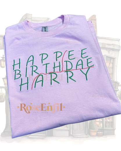 Happy Birthday Harry (2025) - Magical Embroidery Collection - Multiple Colors
