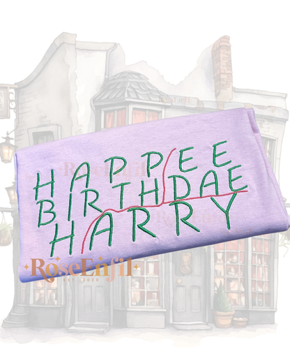 Happy Birthday Harry (2025) - Magical Embroidery Collection - Multiple Colors
