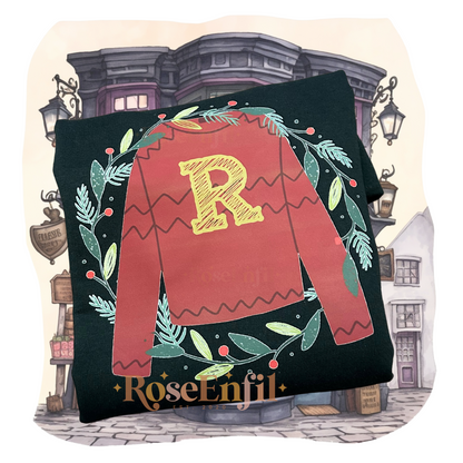 RON - Pull de Noël, Molly W. version moderne et confortable - Imprimé (plusieurs couleurs)