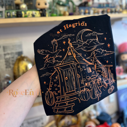 Chez Hagrid  - version automne -  (imprimé)