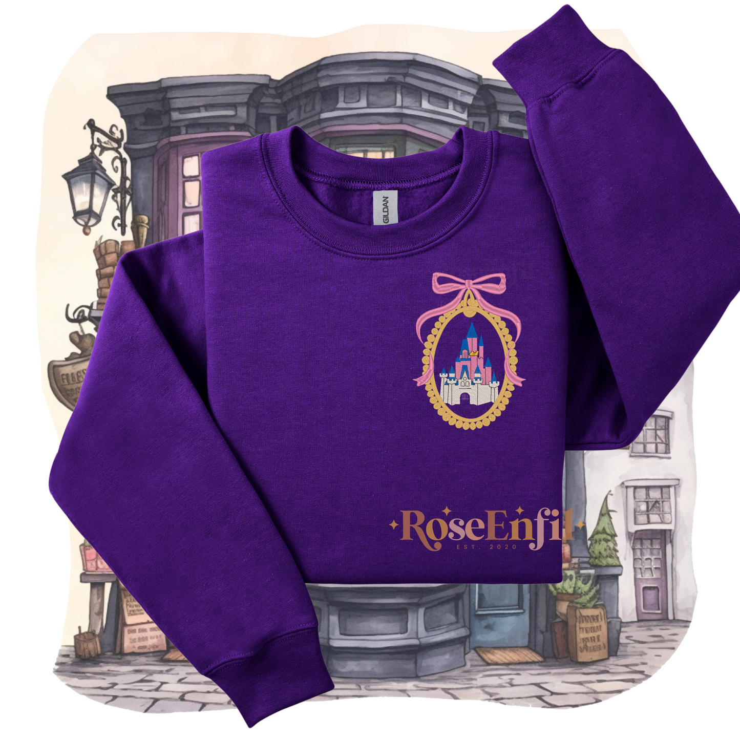Château enchantée - Collection Princesse  - Broderie magique - Plusieurs couleurs