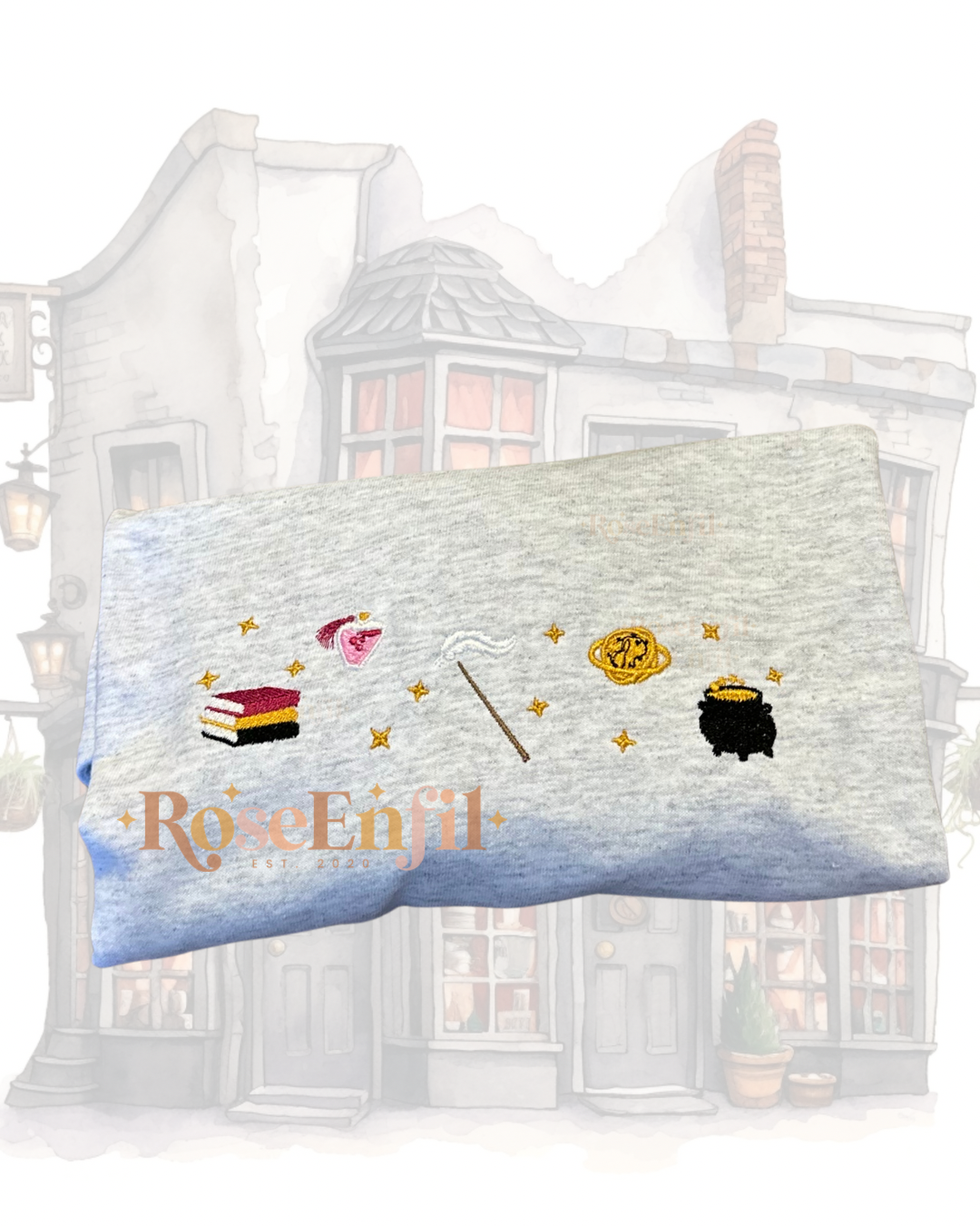 Symboles magiques - Univers magique sorciers et sorcières - Collection Broderie magique (harry)