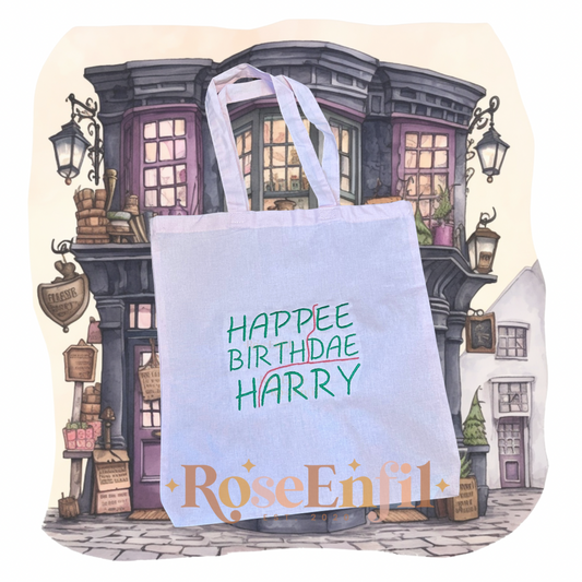 Sac - Anniversaire de Harry / broderie