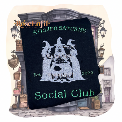 Atelier Saturne - Club Social (CREWNECK OU TSHIRT)