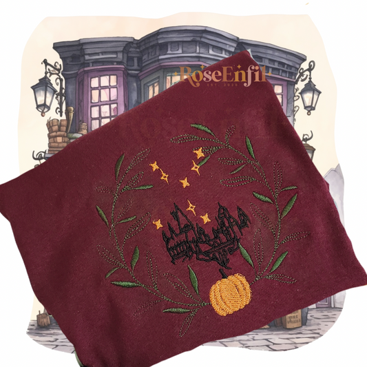 Halloween à l’école de magie  - Collection broderie magique - Plusieurs couleurs