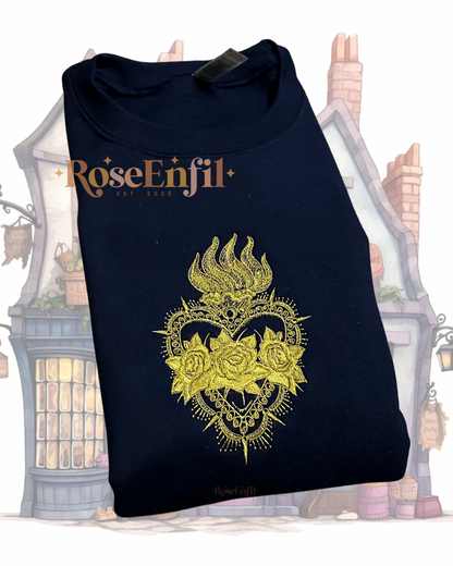 Coeur sacré  - Broderie magique - Plusieurs couleurs