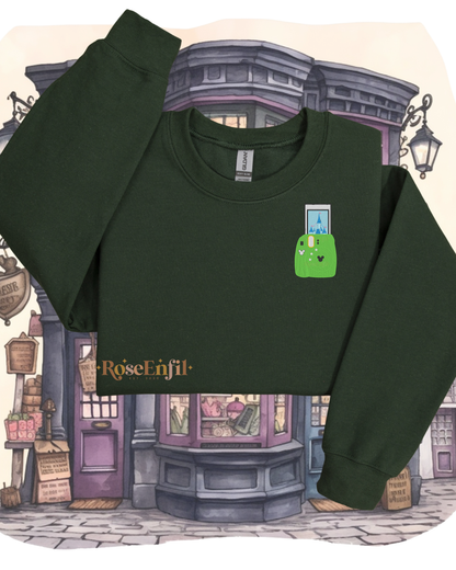 Photo instantanée du Château enchanté  - Parc attraction et rêve -Collection enchantement et princesse -  Broderie  (plusieurs couleurs)