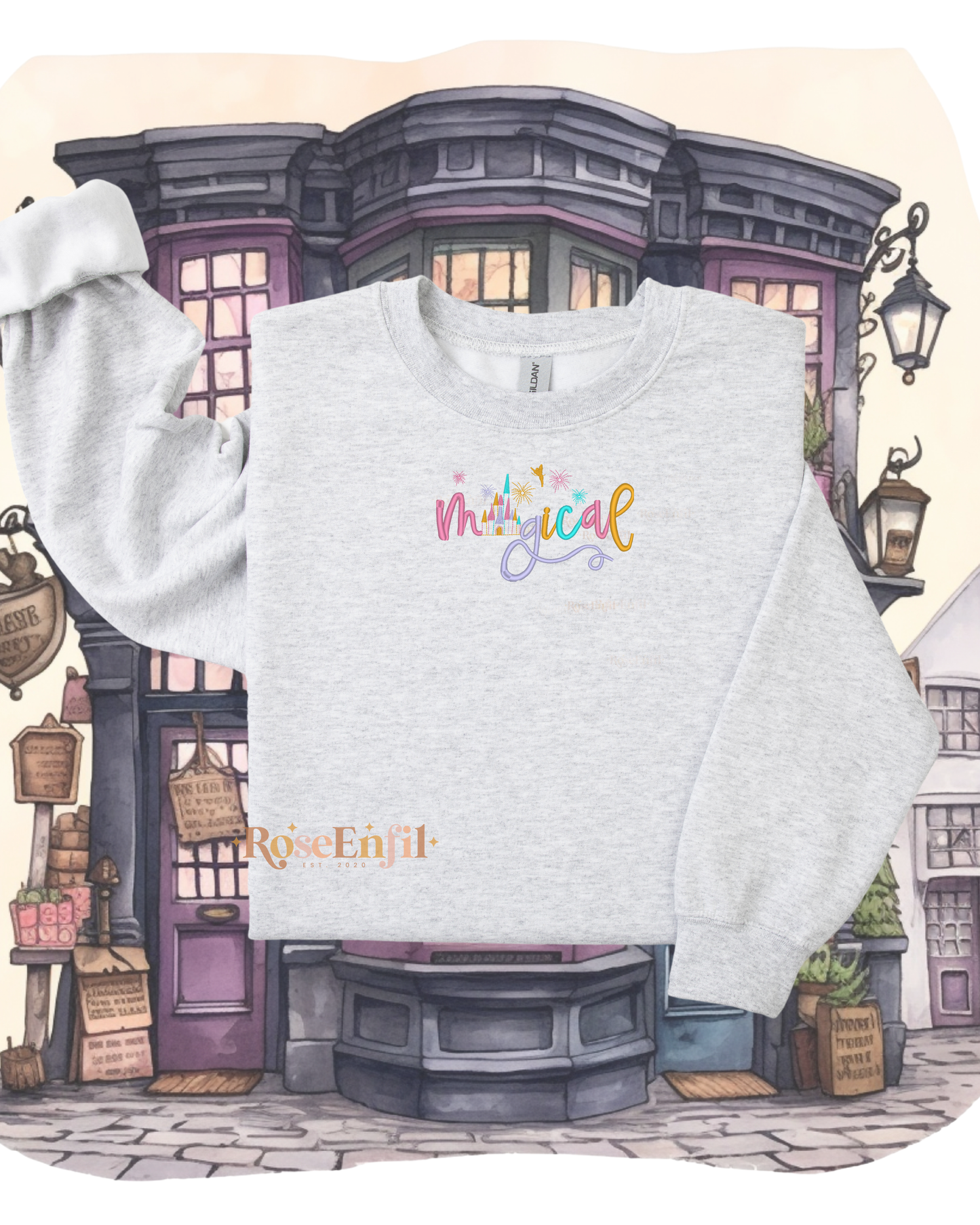 Magique  - Collection broderie  parc d'attractions et dessin animés - Plusieurs couleurs