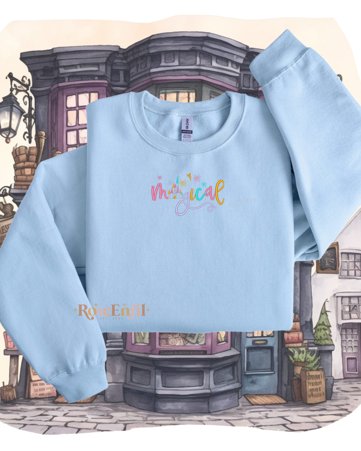Magique  - Collection broderie  parc d'attractions et dessin animés - Plusieurs couleurs