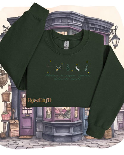 Maison de l'ambition (serpent) avec citation - Collection broderie magique - Plusieurs couleurs